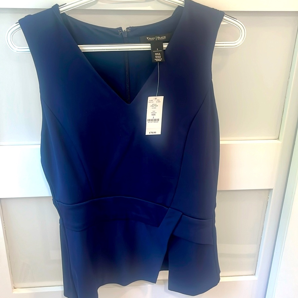 Royal blue dressy tank